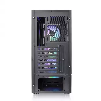 Caja de PC Thermaltake S200 TG ARGB semitorre negra