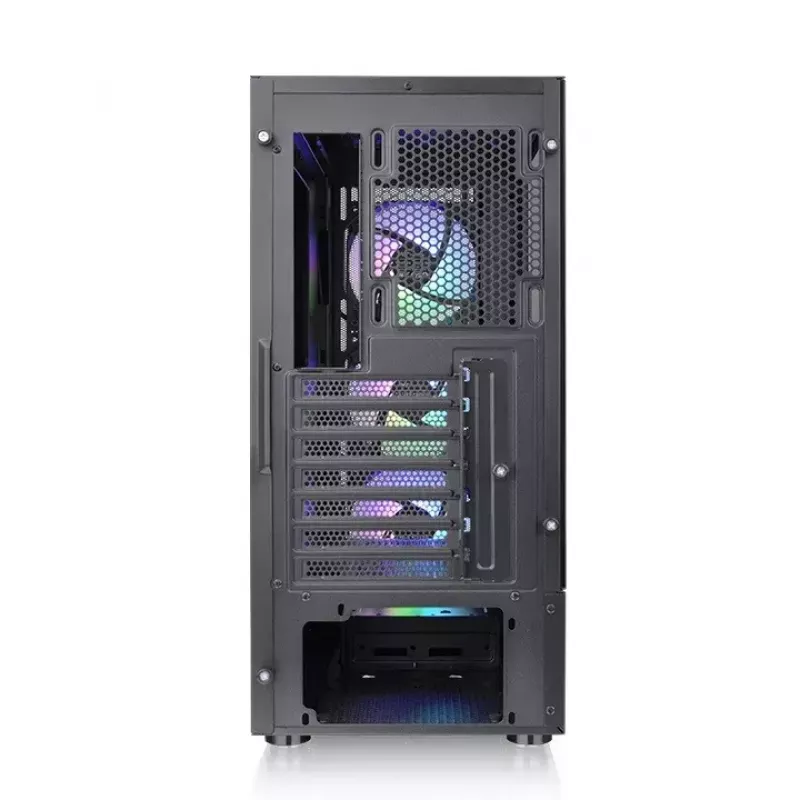 Caja de PC Thermaltake S200 TG ARGB semitorre negra