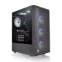 Caja de PC Thermaltake S200 TG ARGB semitorre negra