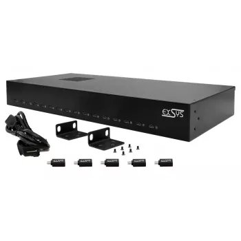 Cargador para dispositivos móviles EXSYS EX-11016 Universal Negro AC carga rápida