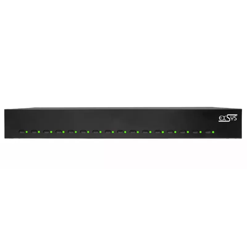 Cargador para dispositivos móviles EXSYS EX-11016 Universal Negro AC carga rápida