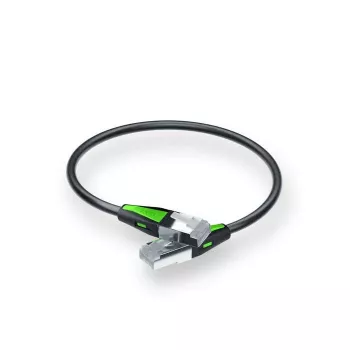 Cable de red Zyxel ACCESSORY-ZZ0109F Cat6a RJ-45–RJ-45 Negro 0,18 m