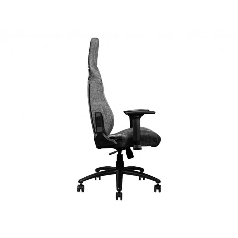 Silla gamer universal MSI MAG CH130 con asiento acolchado gris