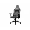 Silla gamer universal MSI MAG CH130 con asiento acolchado gris