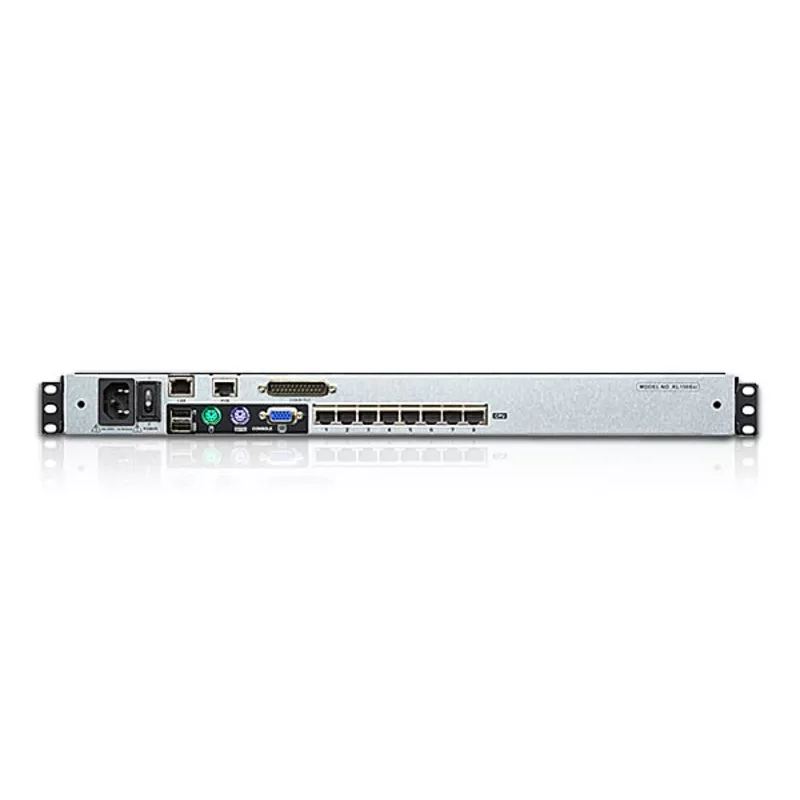 ATEN Switch KVM Over IP Cat5e/6 de 8 puertos con LCD de 17