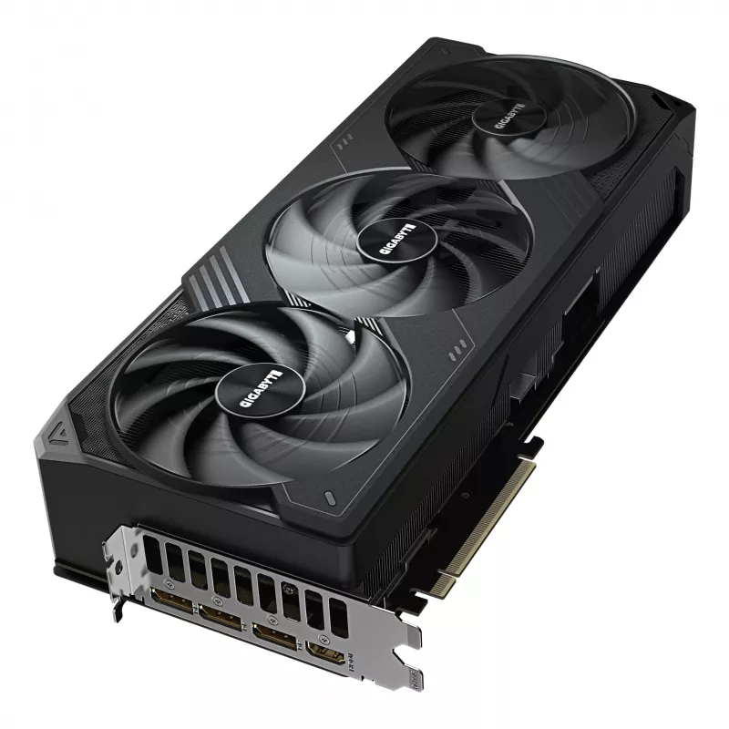 Tarjeta gráfica GIGABYTE GeForce RTX 5090 WINDFORCE OC 32G – 32 GB GDDR7, 512 bits, PCI-E 5.0, 2467 MHz de frecuencia de núcleo, 3 x DP 2.1a, 1 x HDMI 2.1b, NVIDIA DLSS 4, GV-N5090WF3OC-32GD