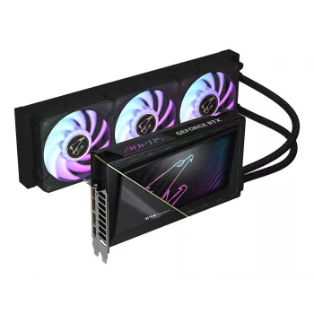 GIGABYTE AORUS GeForce RTX 5090 XTREME WATERFORCE 32G Tarjeta gráfica - 32GB GDDR7, 512bit, PCI-E 5.0, 2655MHz frecuencia de núcleo, 3 x DP 2.1a, 1 x HDMI 2.1b, NVIDIA DLSS 4, GV-N5090AORUSX W-32GD