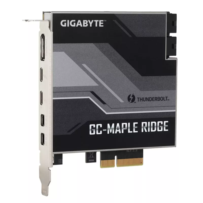 GIGABYTE GC-MAPLE RIDGE Tarjeta adaptadora interna DisplayPort, Mini DisplayPort, Thunderbolt 4, USB 3.2 Gen 2 (3.1 Gen 2)
