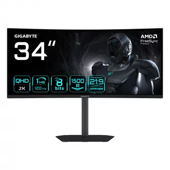 Monitor gamer curvo GIGABYTE GS34WQCA 34