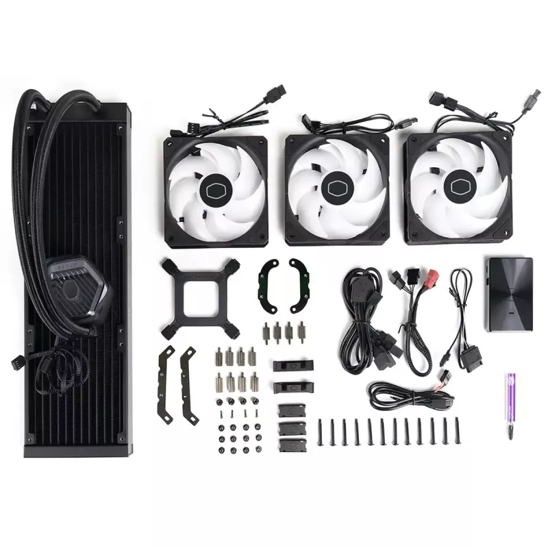 Kit de refrigeración líquida Cooler Master MasterLiquid 360 ATMOS 12 cm negro