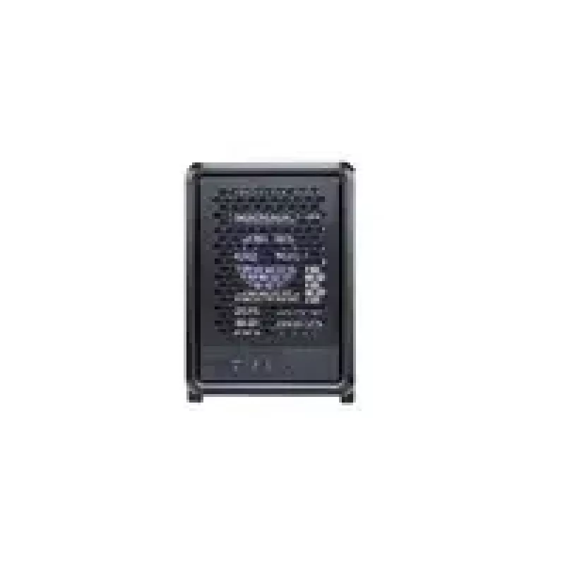 Caja de ordenador Cooler Master MasterFrame 400 Mesh negra mATX con panel lateral transparente y 1 ventilador ARGB de 120 mm