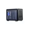 Caja de ordenador Cooler Master MasterFrame 400 Mesh negra mATX con panel lateral transparente y 1 ventilador ARGB de 120 mm