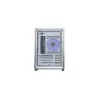 Caja de ordenador Cooler Master MasterFrame 400 Mesh plata, mATX, panel lateral transparente, 1 ventilador ARGB de 120 mm