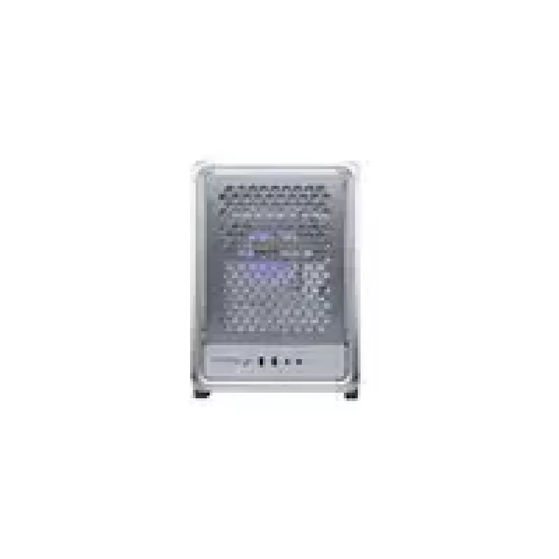 Caja de ordenador Cooler Master MasterFrame 400 Mesh plata, mATX, panel lateral transparente, 1 ventilador ARGB de 120 mm