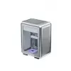 Caja de ordenador Cooler Master MasterFrame 400 Mesh plata, mATX, panel lateral transparente, 1 ventilador ARGB de 120 mm