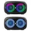 Altavoz Bluetooth portátil estéreo Defender Q5, 20W, iluminación LED, radio FM, TWS