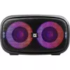 Altavoz Bluetooth portátil estéreo Defender Q5, 20W, iluminación LED, radio FM, TWS