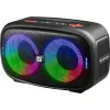 Altavoz Bluetooth portátil estéreo Defender Q5, 20W, iluminación LED, radio FM, TWS
