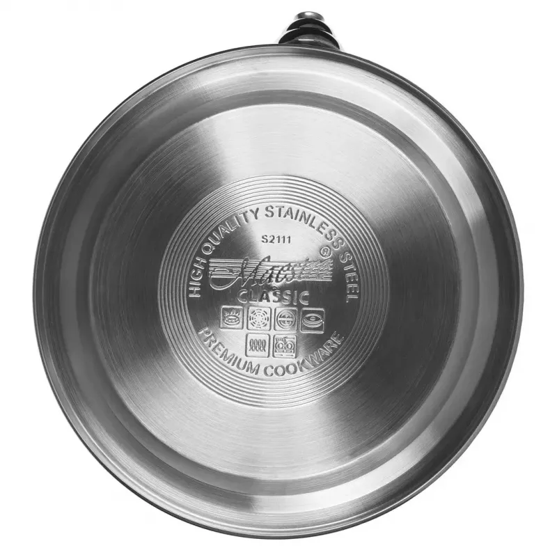 Hervidor Maestro MR-1305 — hervidor de acero inoxidable para cocina, 3,0 L, apto para inducción, silbato, tapa abatible