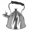 Hervidor Maestro MR-1305 — hervidor de acero inoxidable para cocina, 3,0 L, apto para inducción, silbato, tapa abatible