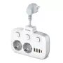 Toma de pared ColorWay CW-CHE24PDW con toma USB-C Power Delivery de 24W integrada