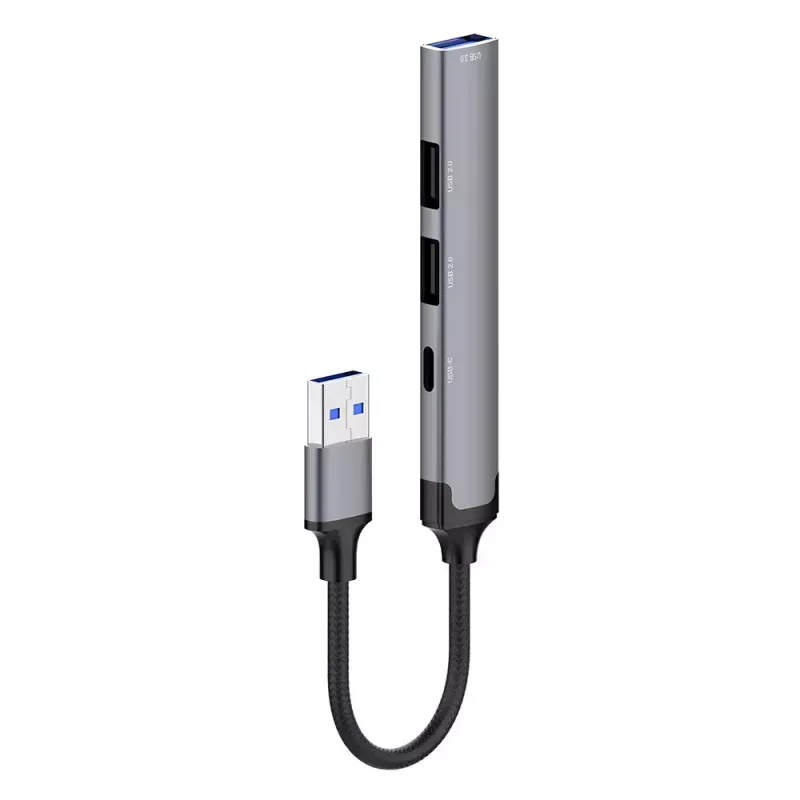 Docking station ColorWay CW-HUB05, hub USB-C 4 en 1 con HDMI y Ethernet