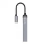 Docking station ColorWay CW-HUB04 4 en 1 USB-C — HDMI, Gigabit Ethernet, USB-A, PD pass-through