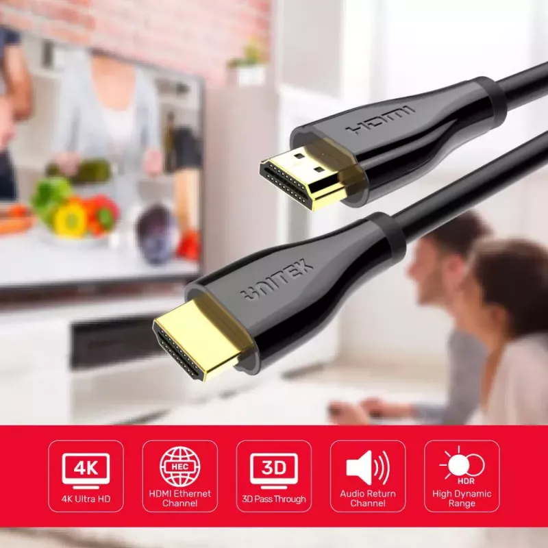 Cable HDMI UNITEK C1048GB 2 m
