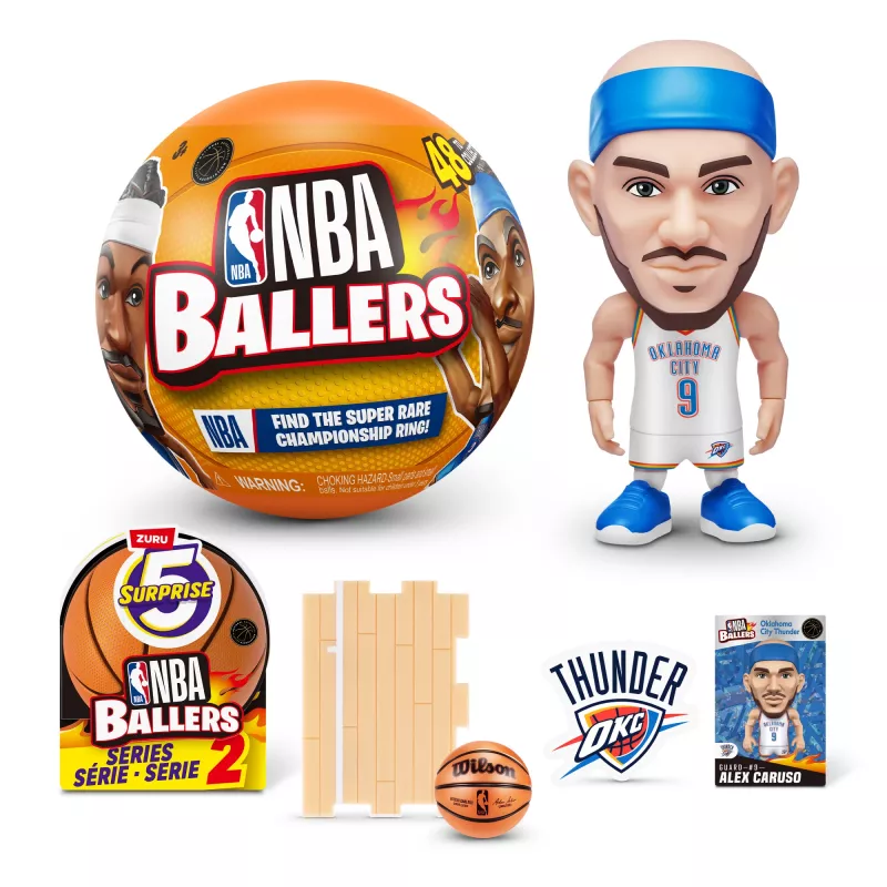 5 Surprise NBA Ballers Serie 2, 3 años, multicolor