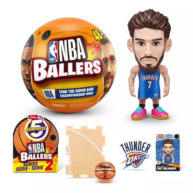 5 Surprise NBA Ballers Serie 2, 3 años, multicolor