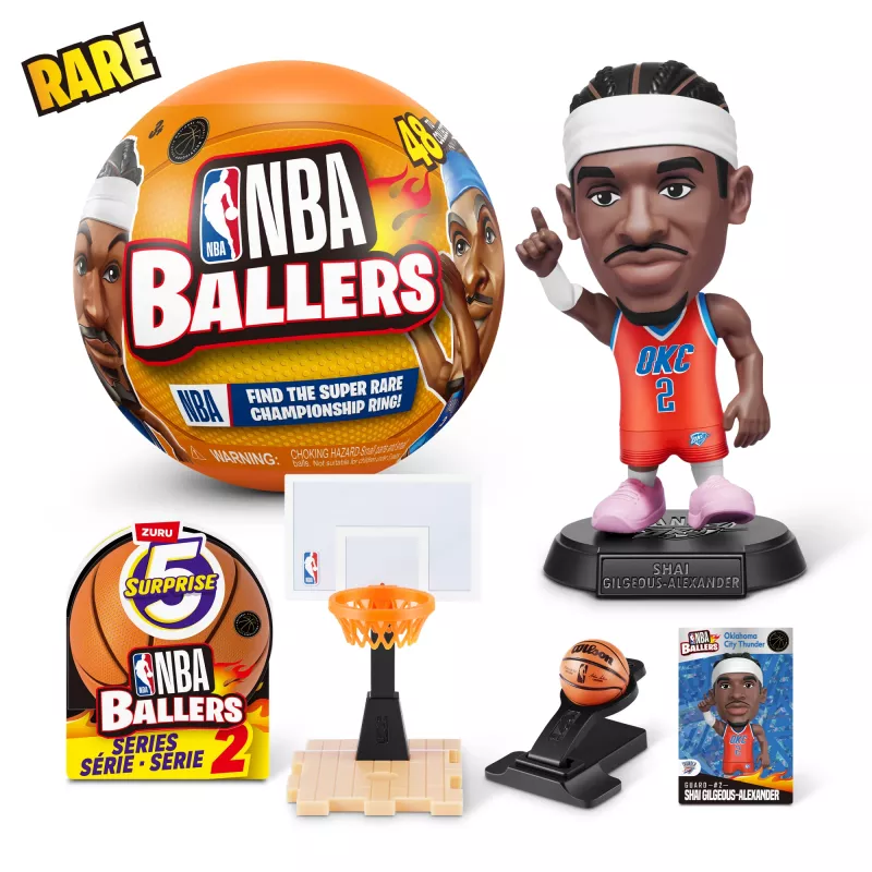 5 Surprise NBA Ballers Serie 2, 3 años, multicolor