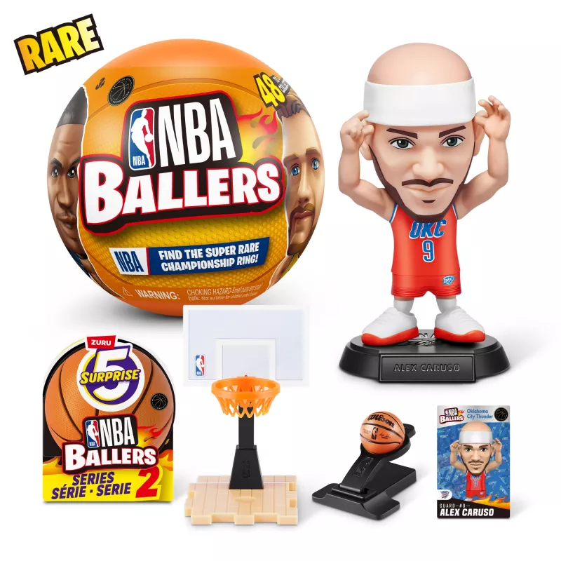 5 Surprise NBA Ballers Serie 2, 3 años, multicolor