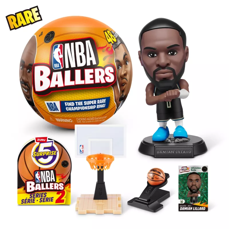 5 Surprise NBA Ballers Serie 2, 3 años, multicolor