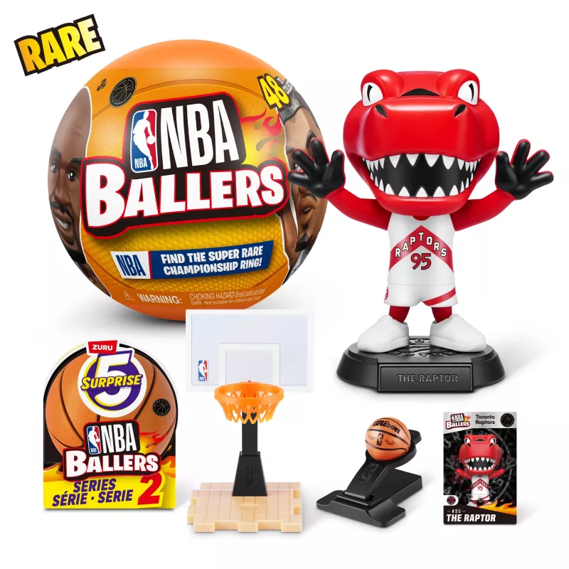 5 Surprise NBA Ballers Serie 2, 3 años, multicolor