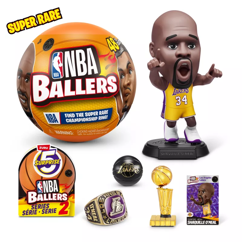 5 Surprise NBA Ballers Serie 2, 3 años, multicolor