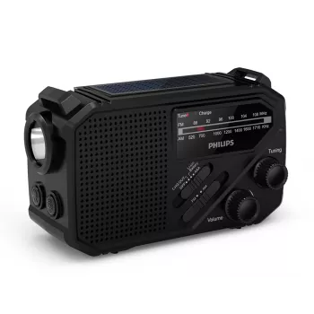 Radio portátil Philips TAR1609/00 analógica y digital AM FM negro