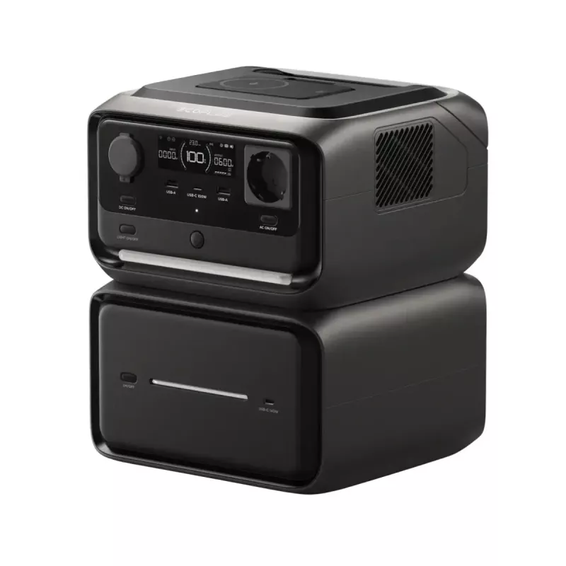 Batería portátil EcoFlow RIVER 3 MAX PLUS Wireless, 858Wh