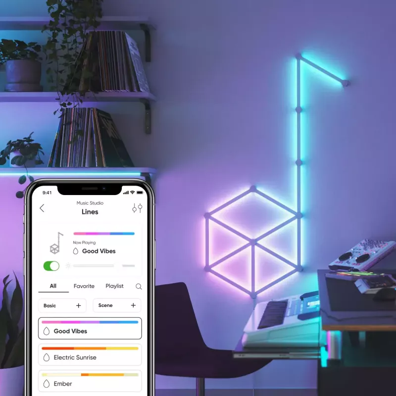Nanoleaf Lines Starter Kit Other blanco RGB IP20 15 uds.