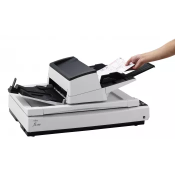 Escáner de mesa y ADF Ricoh fi-7700S 600 x 600 DPI A3 negro, blanco