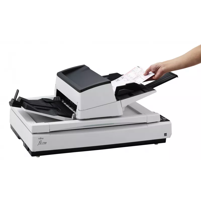 Escáner de mesa y ADF Ricoh fi-7700S 600 x 600 DPI A3 negro, blanco