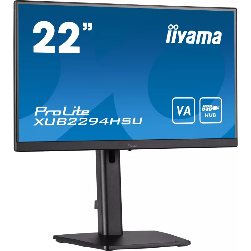 iiyama ProLite XUB2294HSU-B2 monitor de ordenador 54,6 cm (21,5 pulgadas) 1920 x 1080 píxeles Full HD LCD negro