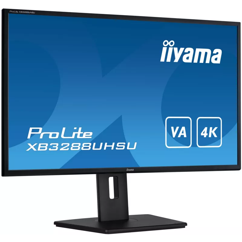 iiyama ProLite XB3288UHSU-B5 monitor de ordenador 80 cm (31,5 pulgadas) 3840 x 2160 píxeles 4K Ultra HD LCD negro