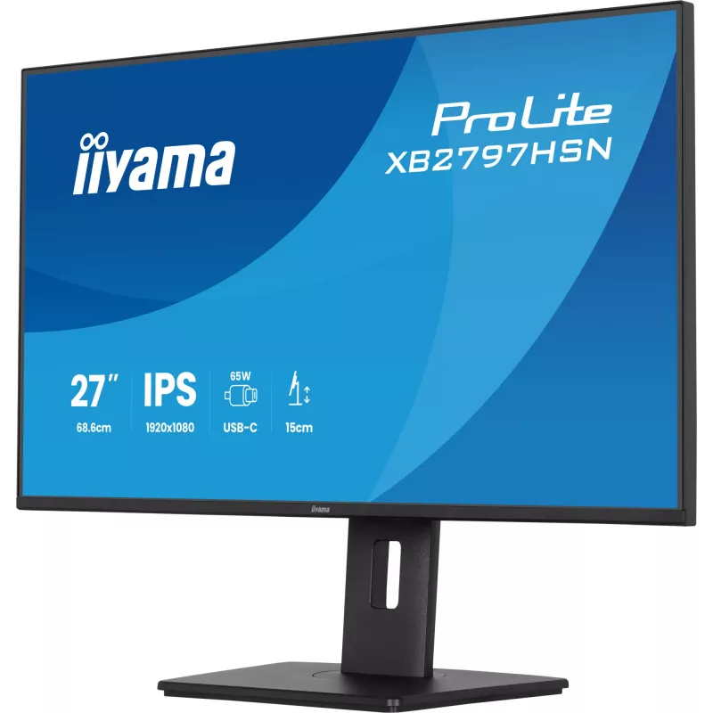 iiyama ProLite XB2797HSN-B1 Monitor de ordenador 68,6 cm (27 inch) 1920 x 1080 píxeles Full HD LCD negro
