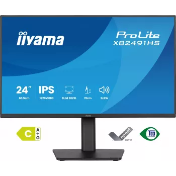 Monitor IIYAMA XB2491HS-B1 60,5 cm (23,8 inch) 16:9 IPS con HDMI, DisplayPort y altavoces integrados