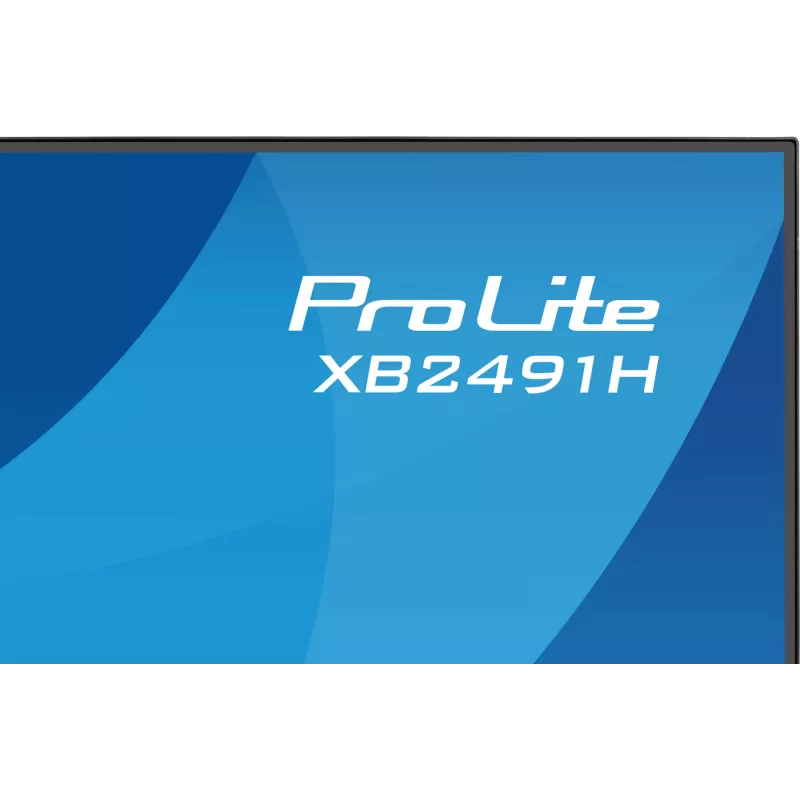 Monitor de ordenador IIYAMA ProLite XB2491H-B1 23.8 pulgadas (60.5 cm) Full HD IPS LCD, 1920×1080, visión 178°, VESA, altura ajustable, negro