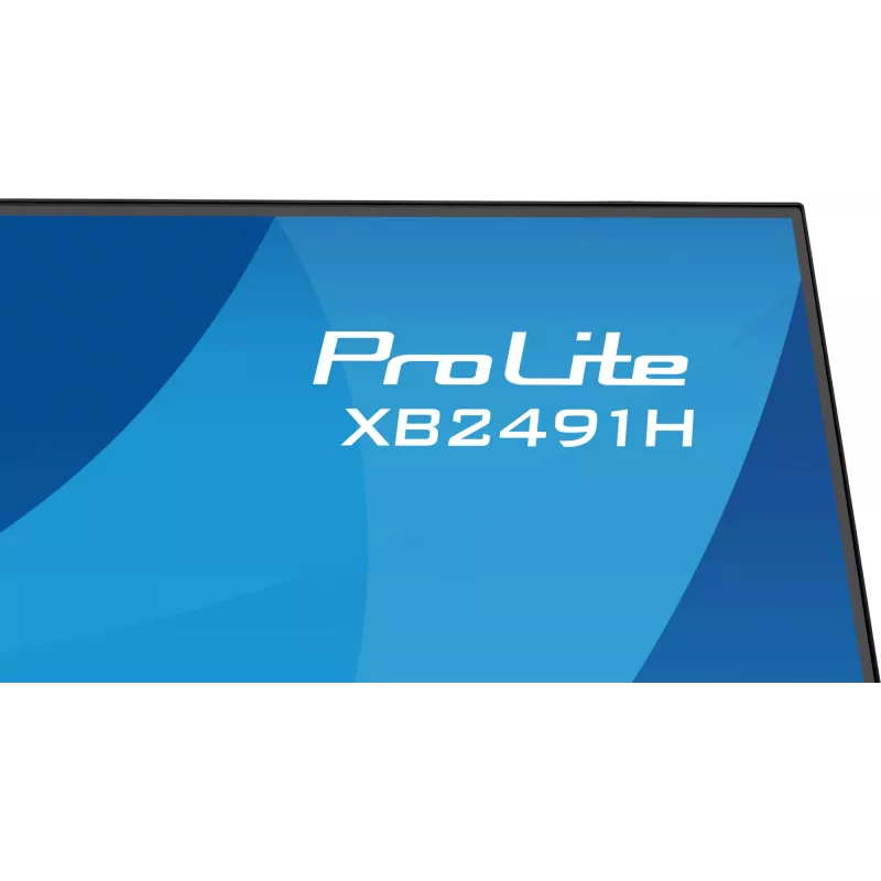 Monitor de ordenador IIYAMA ProLite XB2491H-B1 23.8 pulgadas (60.5 cm) Full HD IPS LCD, 1920×1080, visión 178°, VESA, altura ajustable, negro
