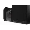 Microcadena de audio Sharp XL-B512(BK) – 45 W, reproductor de CD único, radio FM, MP3, conexiones de altavoz tipo banana, negro