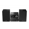 Microcadena de audio Sharp XL-B512(BK) – 45 W, reproductor de CD único, radio FM, MP3, conexiones de altavoz tipo banana, negro
