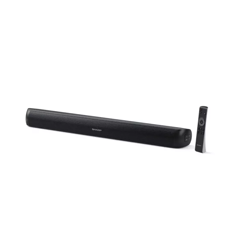 Barra de sonido Sharp HT-SB107 negra 2.0 canales 90 W