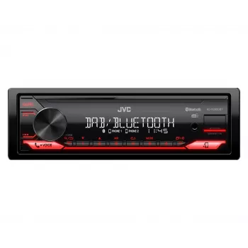 Receptor multimedia para coche JVC KD-X282DBT negro 200 W Bluetooth